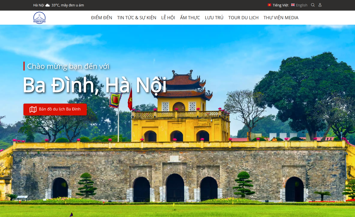 Cổng thông tin du lịch Visit Ba Đình