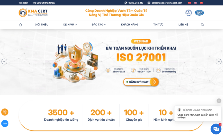 Website KNA Cert